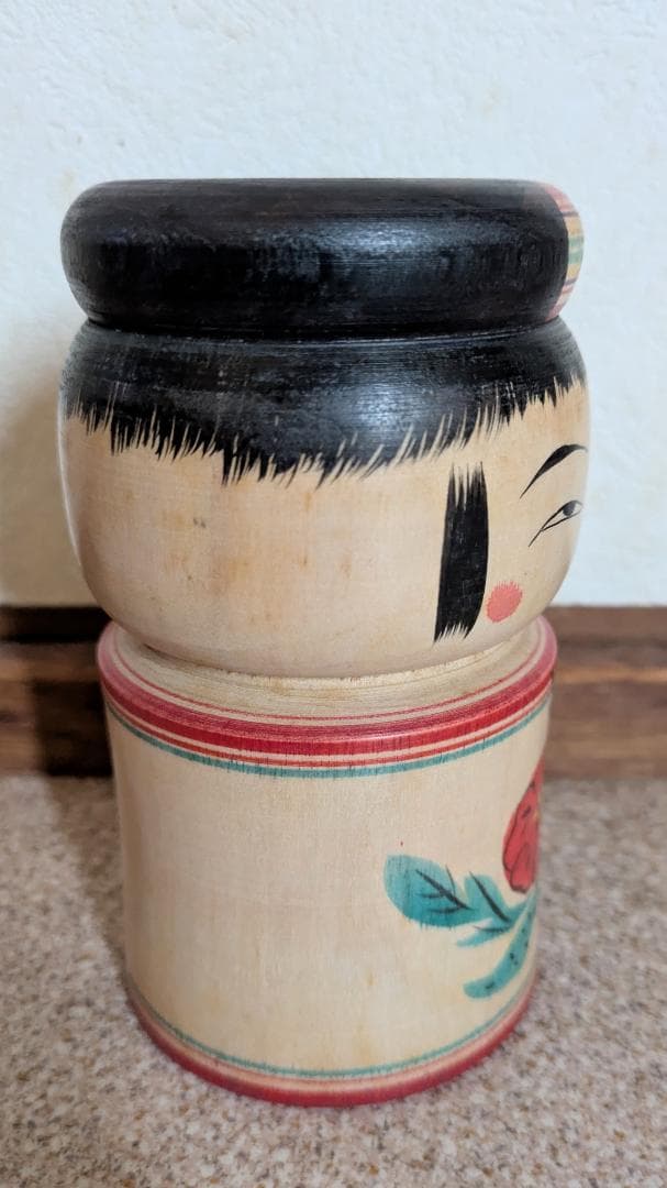 古品こけし　佐藤文吉　ペン立て