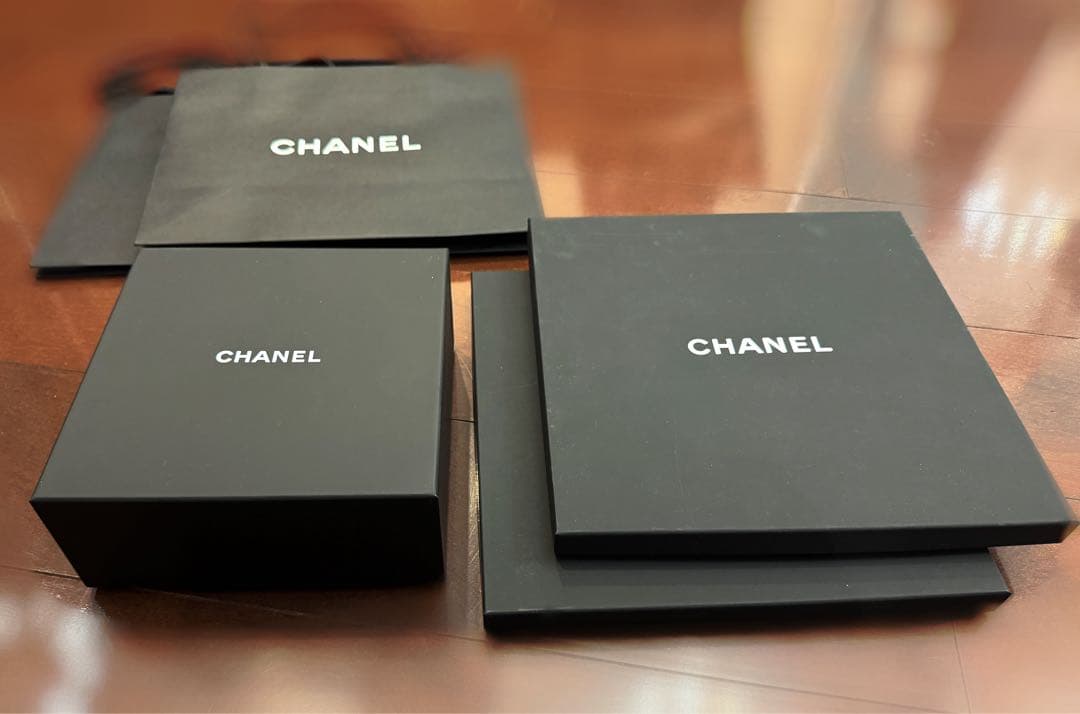 CHANEL ブラックショップ袋・ボックス　セット