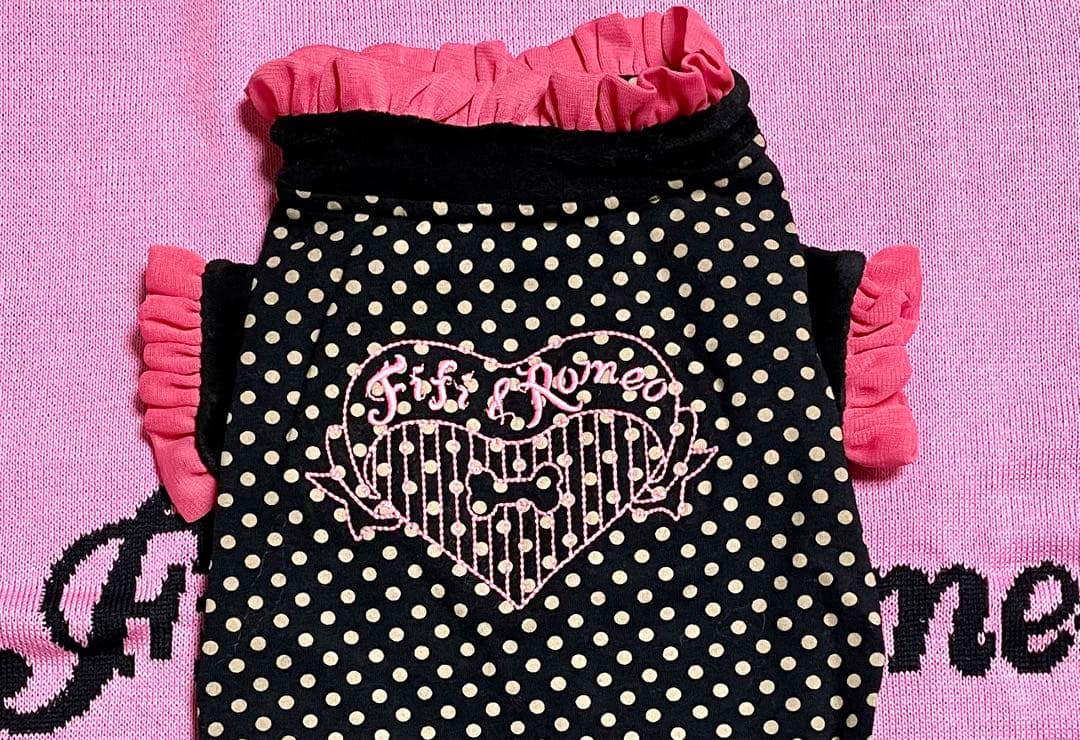 Fifi&Romeo フィフィ&ロメオ ドットTシャツ ピンク M