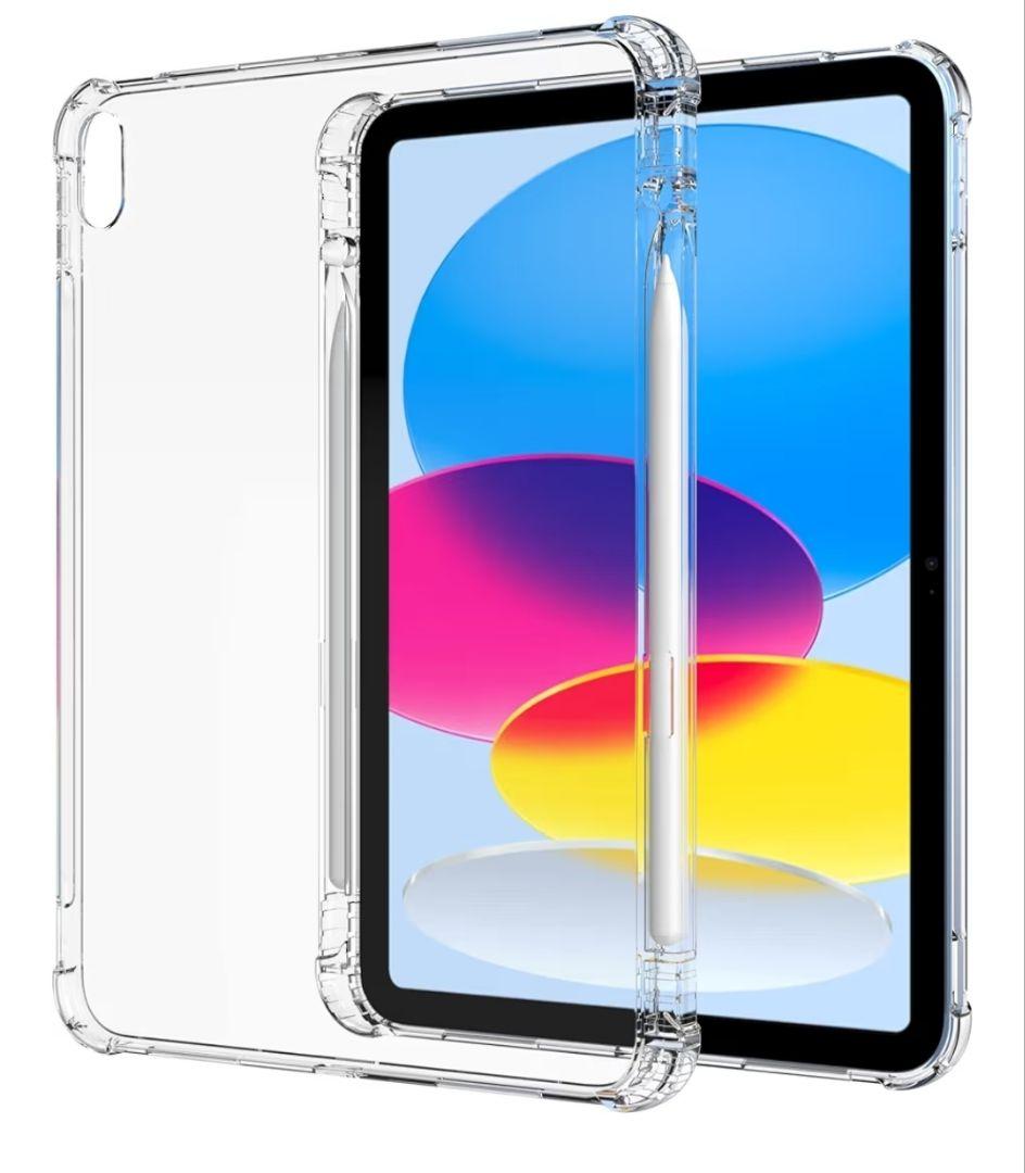 iPad本体A16 128GB＋ガラスフィルム＋ペンホルダー付クリアケースセット