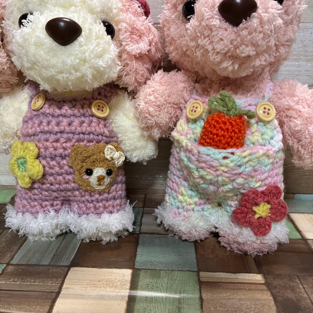 Pon.Pon　モコモコ毛糸のウサギさんあみぐるみ他