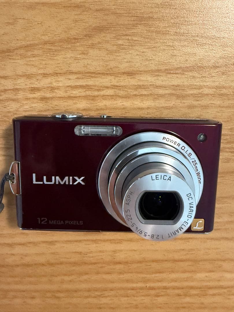【美品】LUMIX Panasonic DMC-FX60 ボルドー色