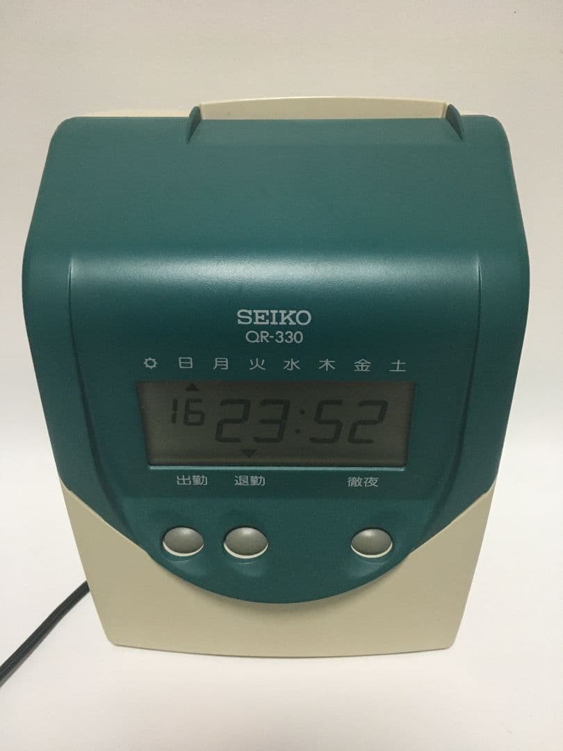 セイコー SEIKO QR-330 タイムレコーダー（タイムカード）