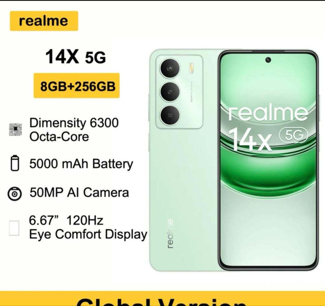 スマートフォン本体 realme 14X 5G 8GB+256GB