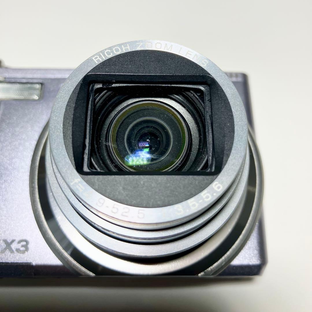 【充電器あり】RICOH リコー CX3 すみれ デジカメ デジタルカメラ