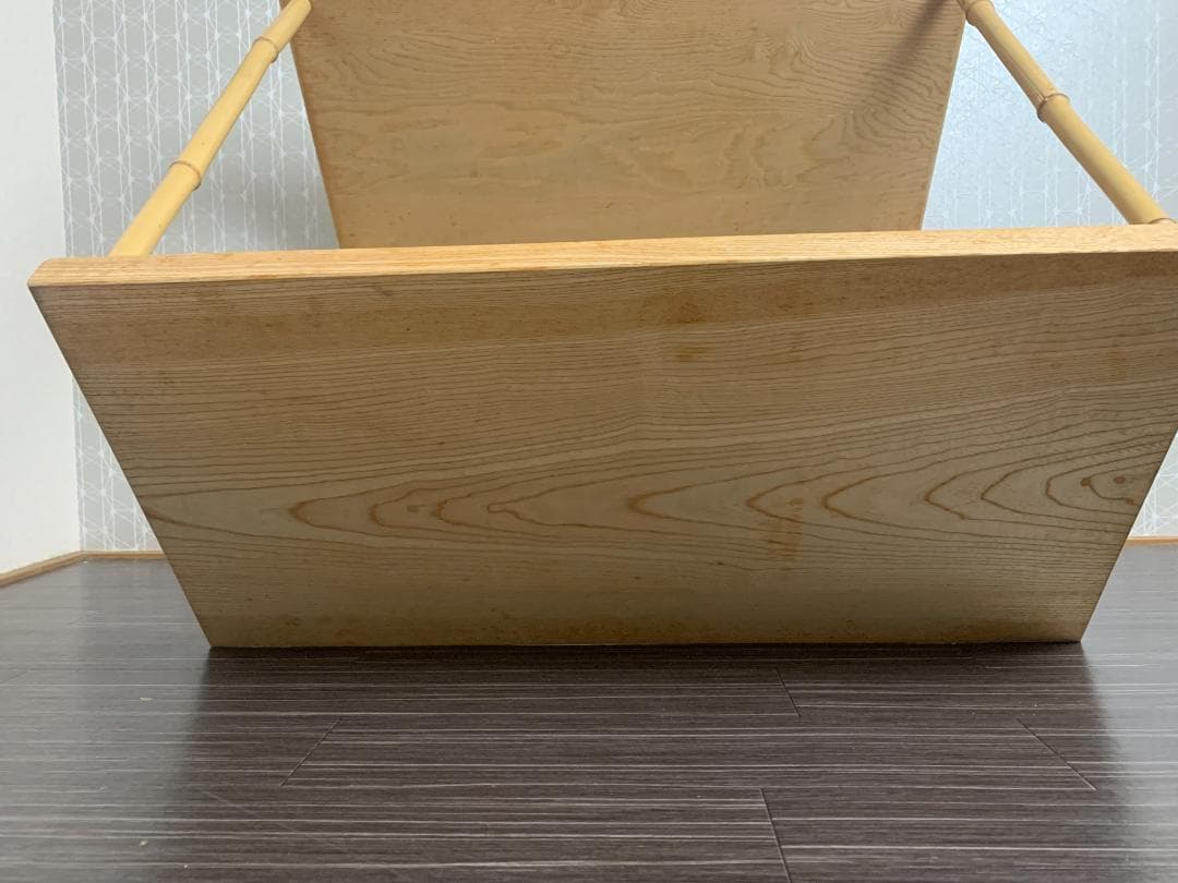 桐木地 竹台子 組立式 茶棚 茶道具 紙箱入 833