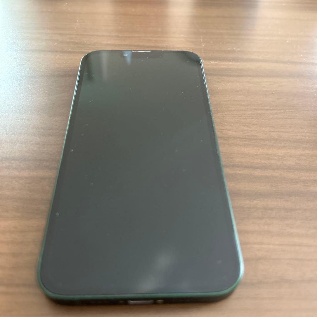 iPhone13 128GB グリーン SIMフリー 美品 箱付き 付属品あり