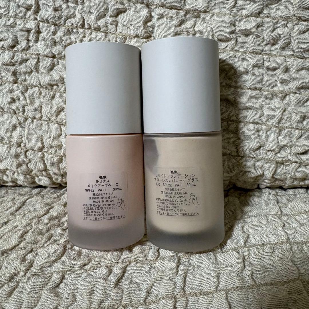 RMK ルミナスメイクアップベース&リクイドファンデーション 100