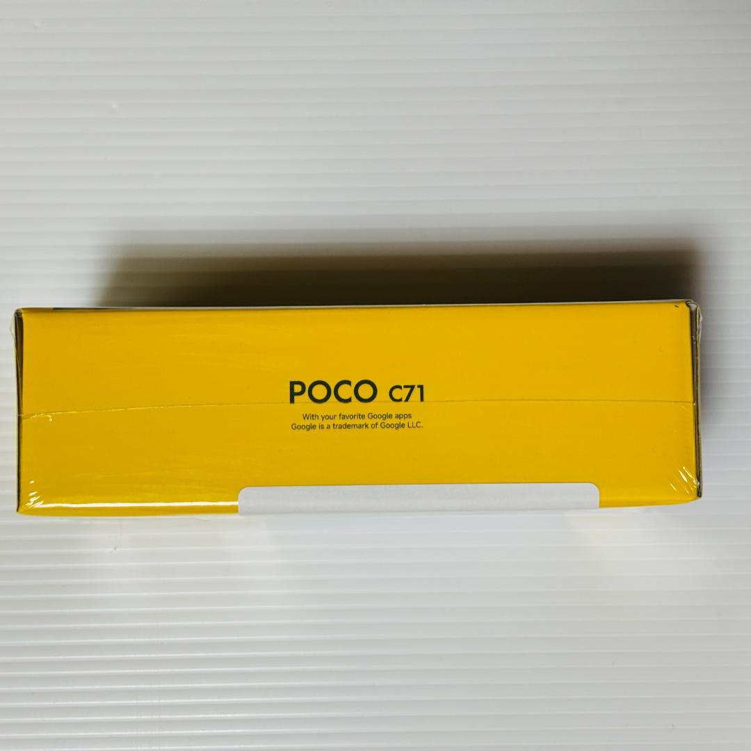 新品　Xiaomi POCO C71　ブラック　64GB　商品番号【161】