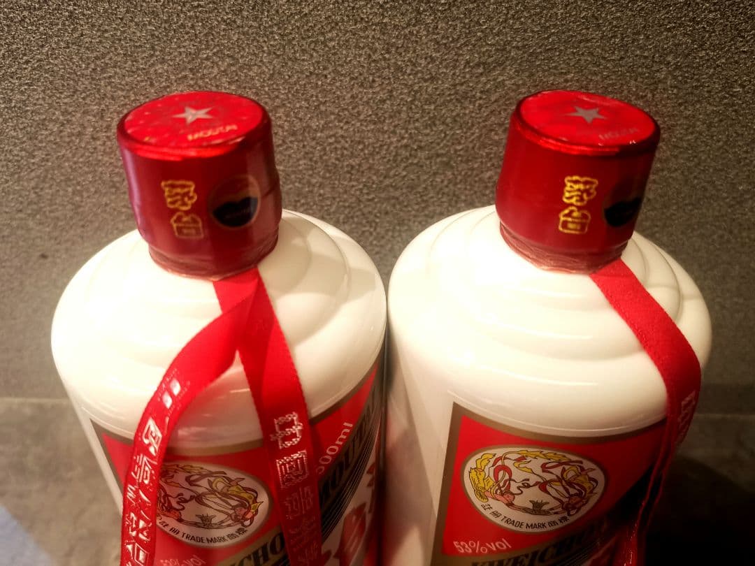貴州茅台酒 白酒 天女ラベル 500ml 2本セット グラスセット付き