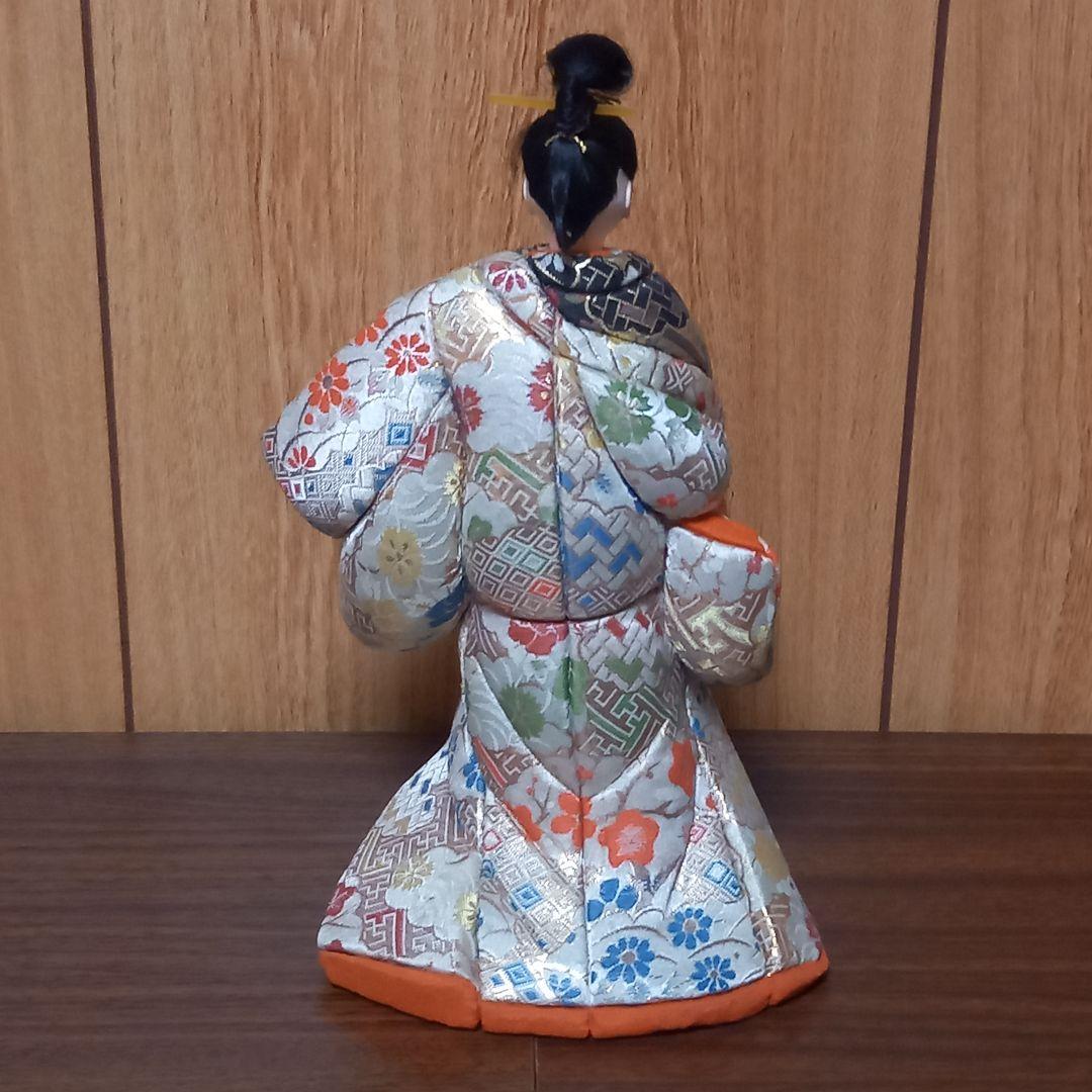 木目込人形 扇子持ち 約29cm