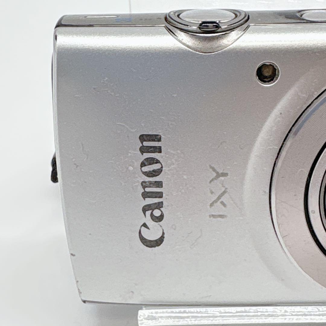Canon IXY 180 デジタルカメラ シルバー 新品のバッテリー付き