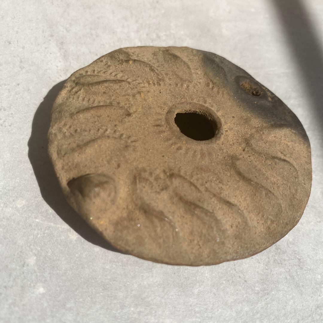 古代ローマ　アンティークオイルランプ　テコラッタ　8cm 60g