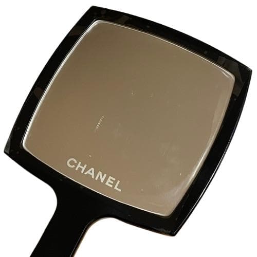 【新品・未使用】CHANEL シャネル 手鏡 ミラー 黒 ノベルティ 非売品