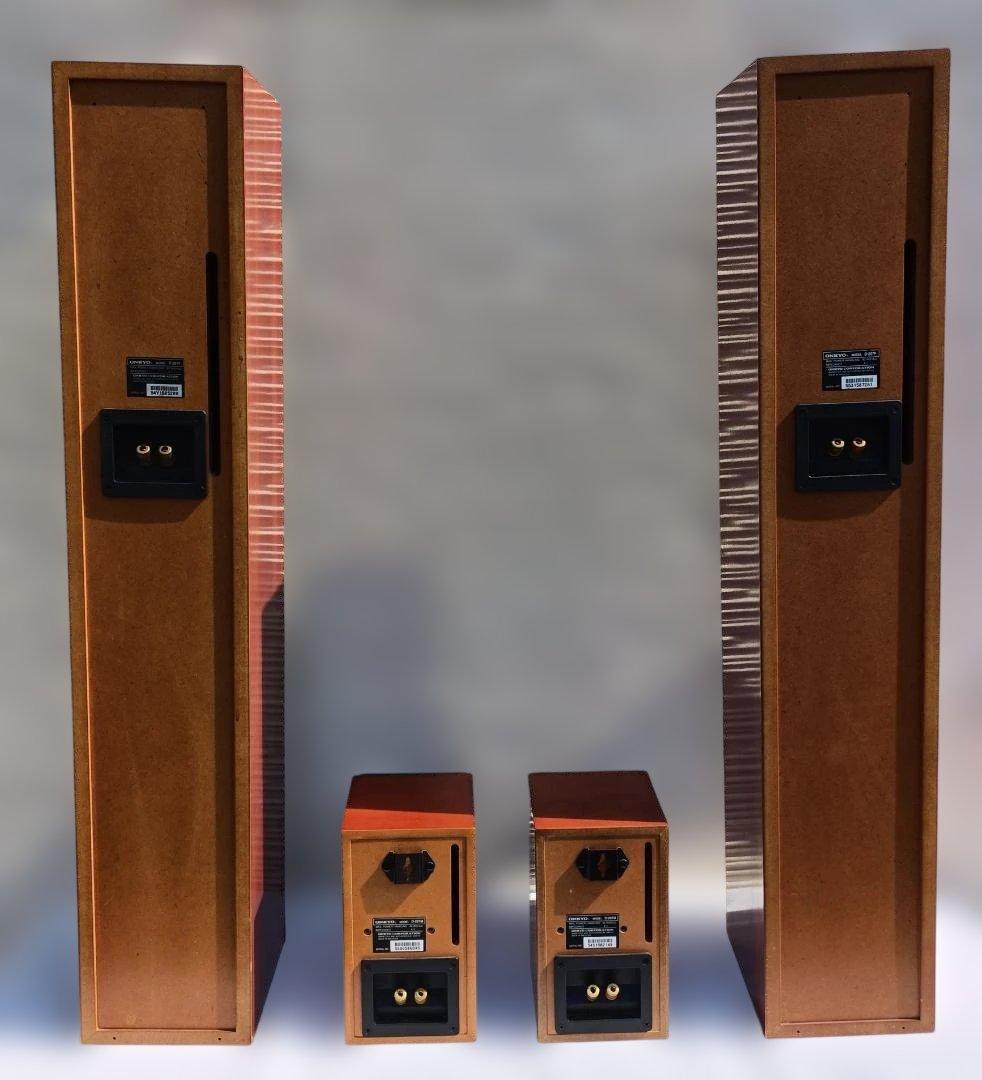ONKYO D-207F 2台　D-207M 2台　ステレオインピーダンス