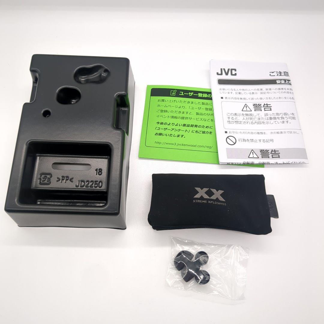 美品 JVC HA-FX99X-B XXシリーズ 有線イヤホン