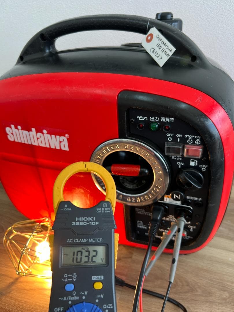 新ダイワ インバーター発電機 iEG1600M 【動作良好・保証付】★8322