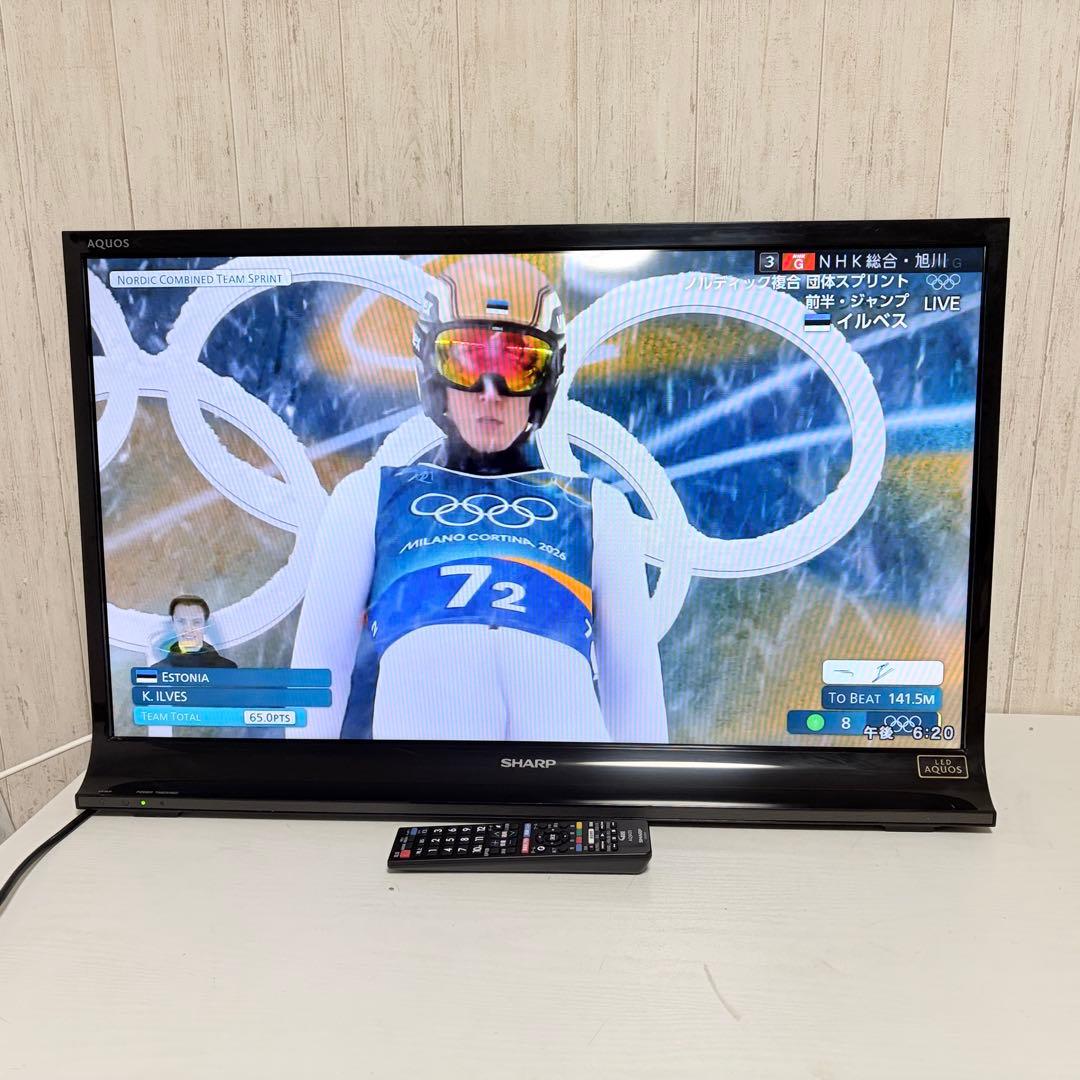シャープ　AQUOS LC‑32J9 32型 2013年製