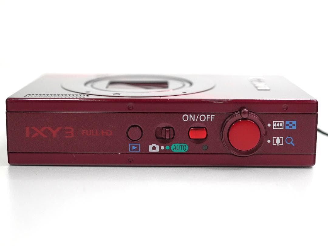 Canon IXY3 キヤノン コンパクトデジタルカメラ レッド