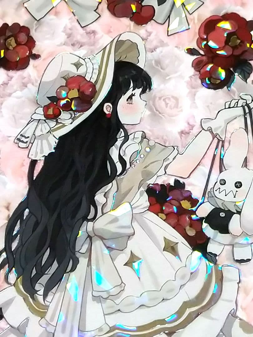 ✩再販✩J616＃系梦花傀(贝壳光)E厘米切り売り海外人物マステ女の子