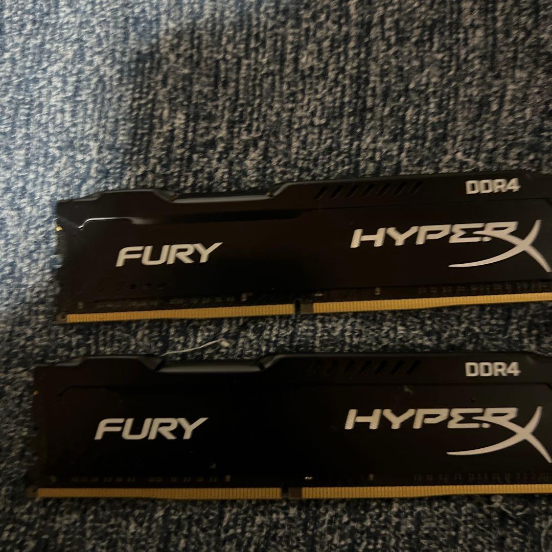 HyperX FURY DDR4 メモリー 4枚セット