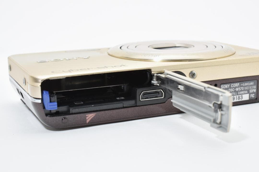 ソニー　SONY Cyber-shot DSC-W570 ゴールド《動作確認済》