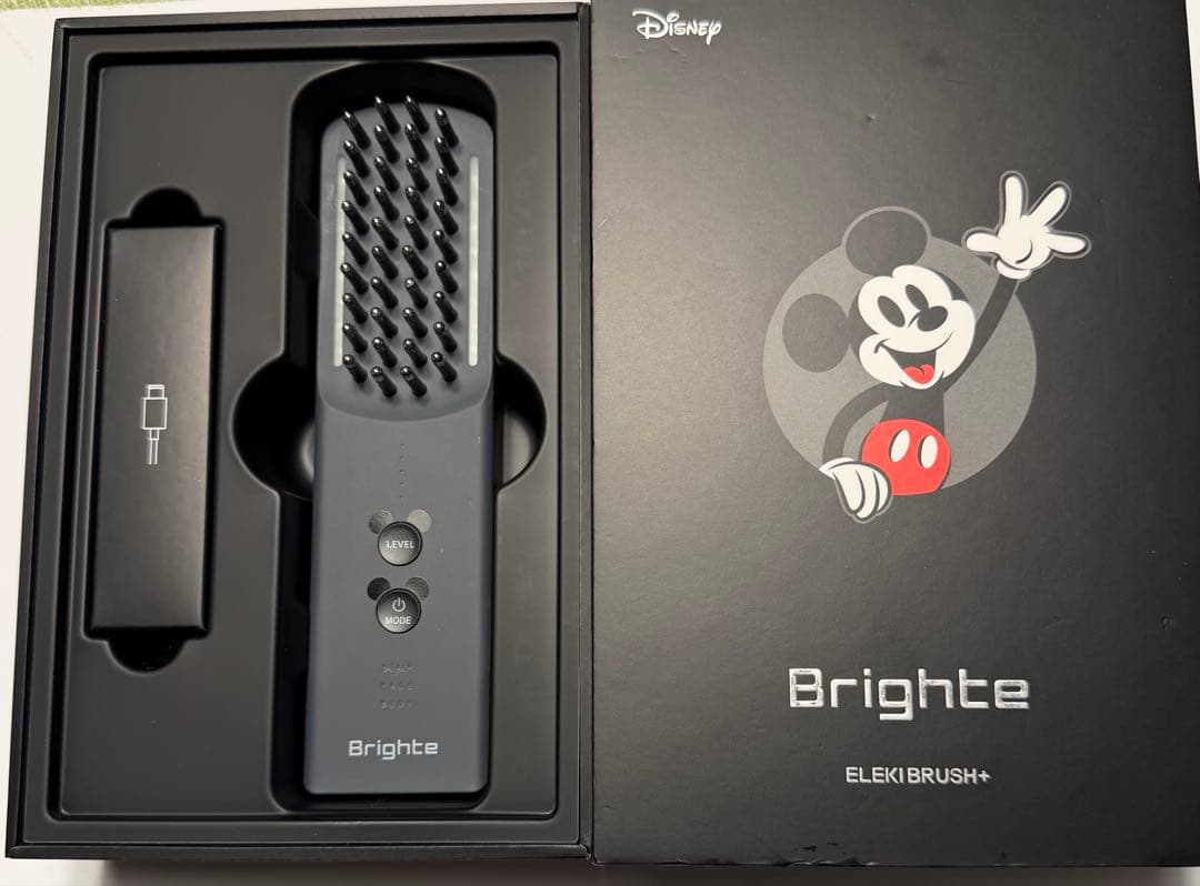 Disney Brighte ELEKIBRUSH+ 美顔器　ミッキーデザイン