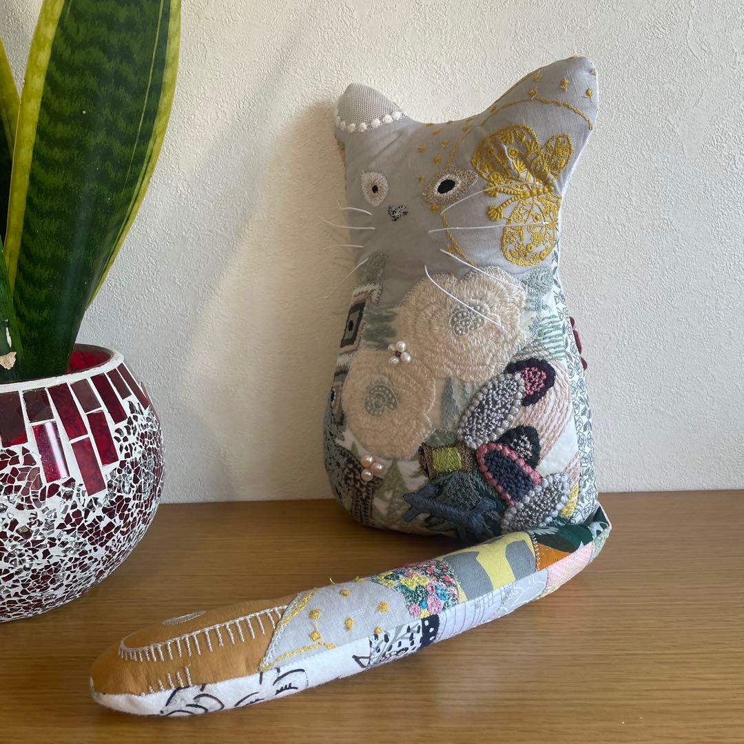 ミナペルホネン ハンドメイド オッドアイ ⭐猫(*ΦωΦ)coda b5