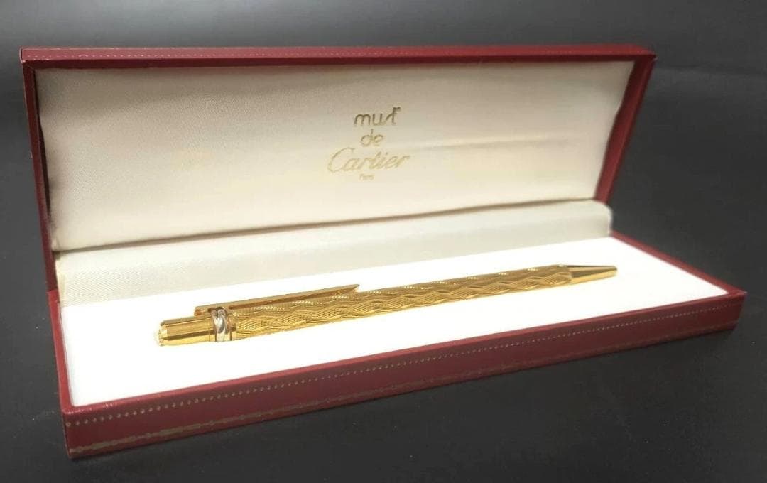 新品同様 カルティエ　Cartier　トリニティ　ボールペン　リフィル付