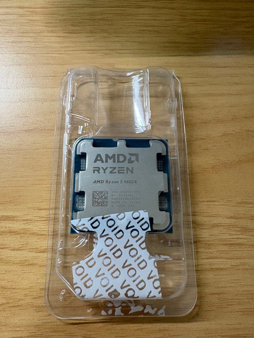 Ryzen 5 9600X 動作確認済み バルク品