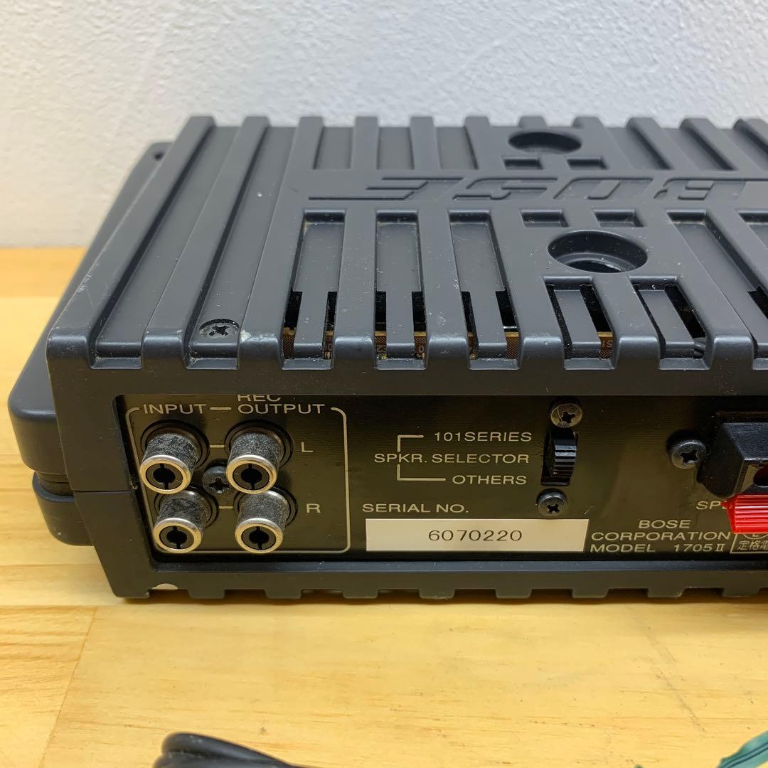 BOSE 1705Ⅱ ステレオパワーアンプ 動作品