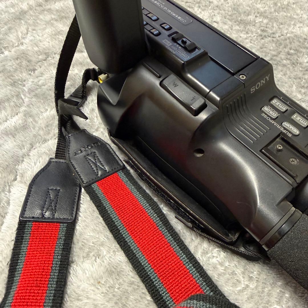 【昭和レトロ・極美品】　SONY　Handycam　CCD-V88　37年前購入