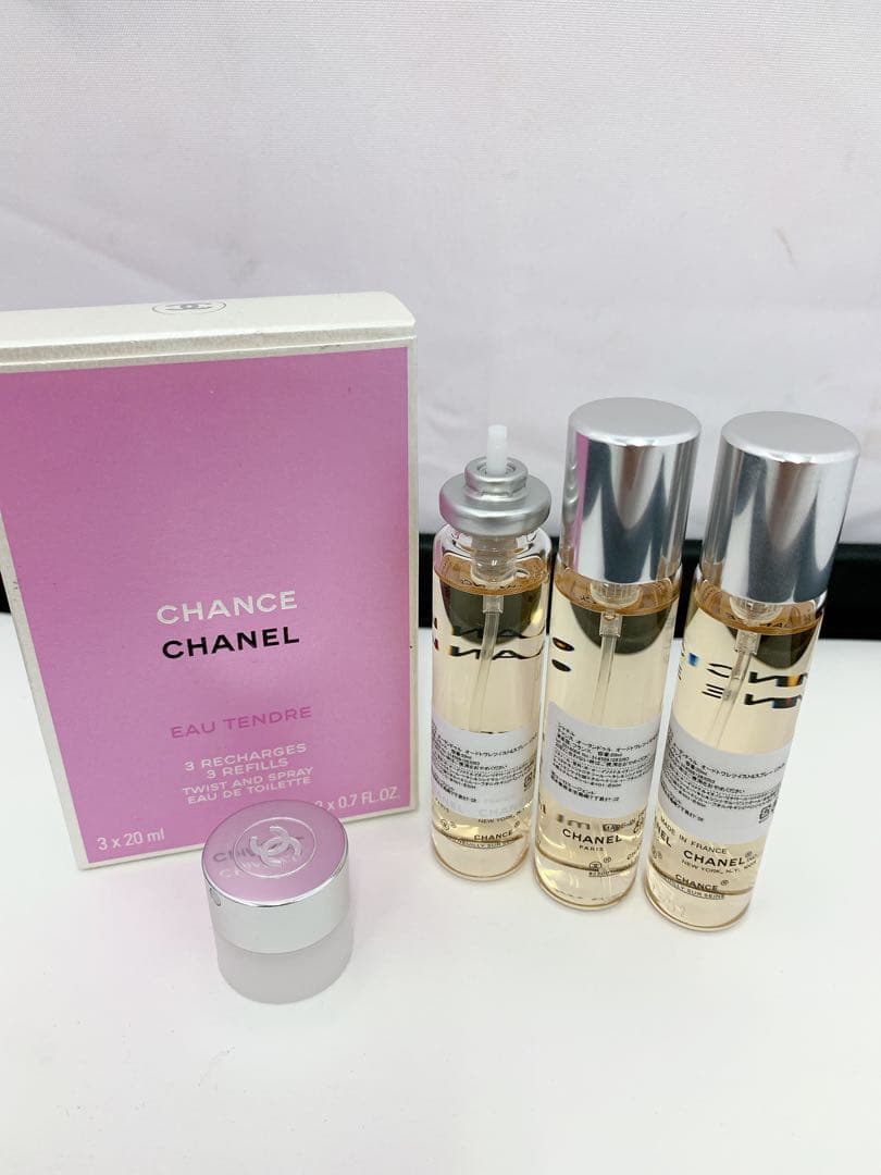 6SDM49 CHANEL CHANCE Eau Tendre 3本セット香水