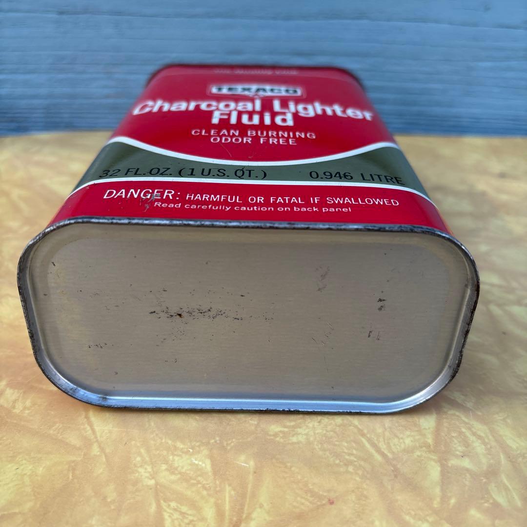 USA VINTAGE オイル缶 TEXACOテキサコ 1クォート缶 角缶