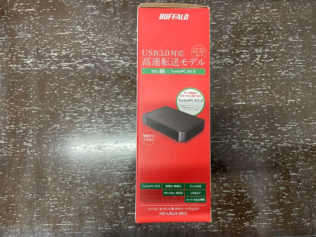バッファロー ポータブルHDD HD-LBU3-BKC 1TB ブラック