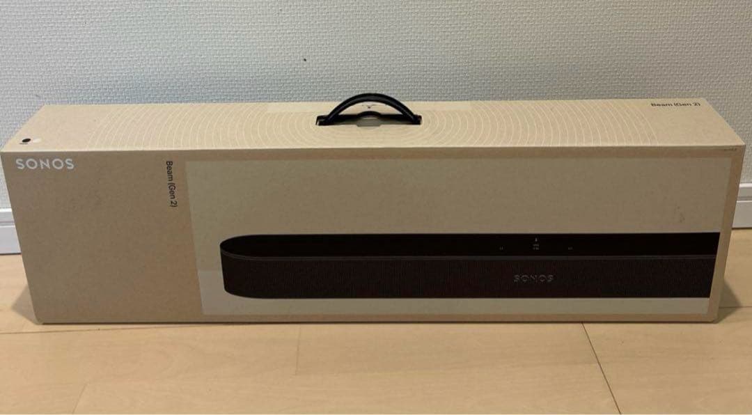新品未使用メーカー保証付SONOSスマートサウンドバーBEAM2JP1BLK