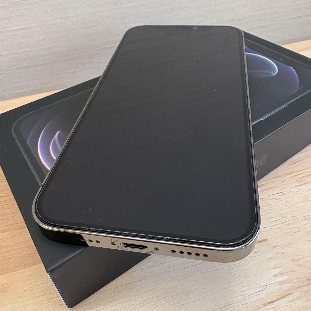 【美品】Apple iPhone 12 Pro グラファイト　箱付き