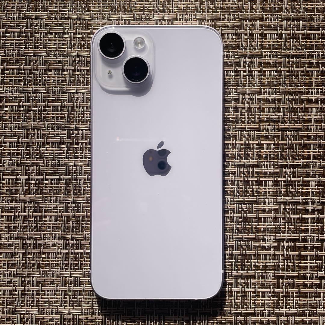 iPhone 14 パープル　バッテリー90%容量128GB SIMフリー