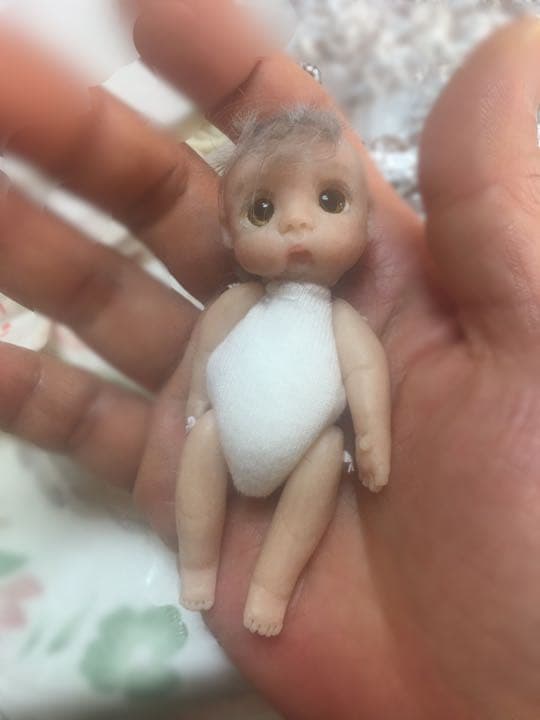 ☺︎︎ ハンドメイド  約8センチの女の子 ooak doll ✽.。.