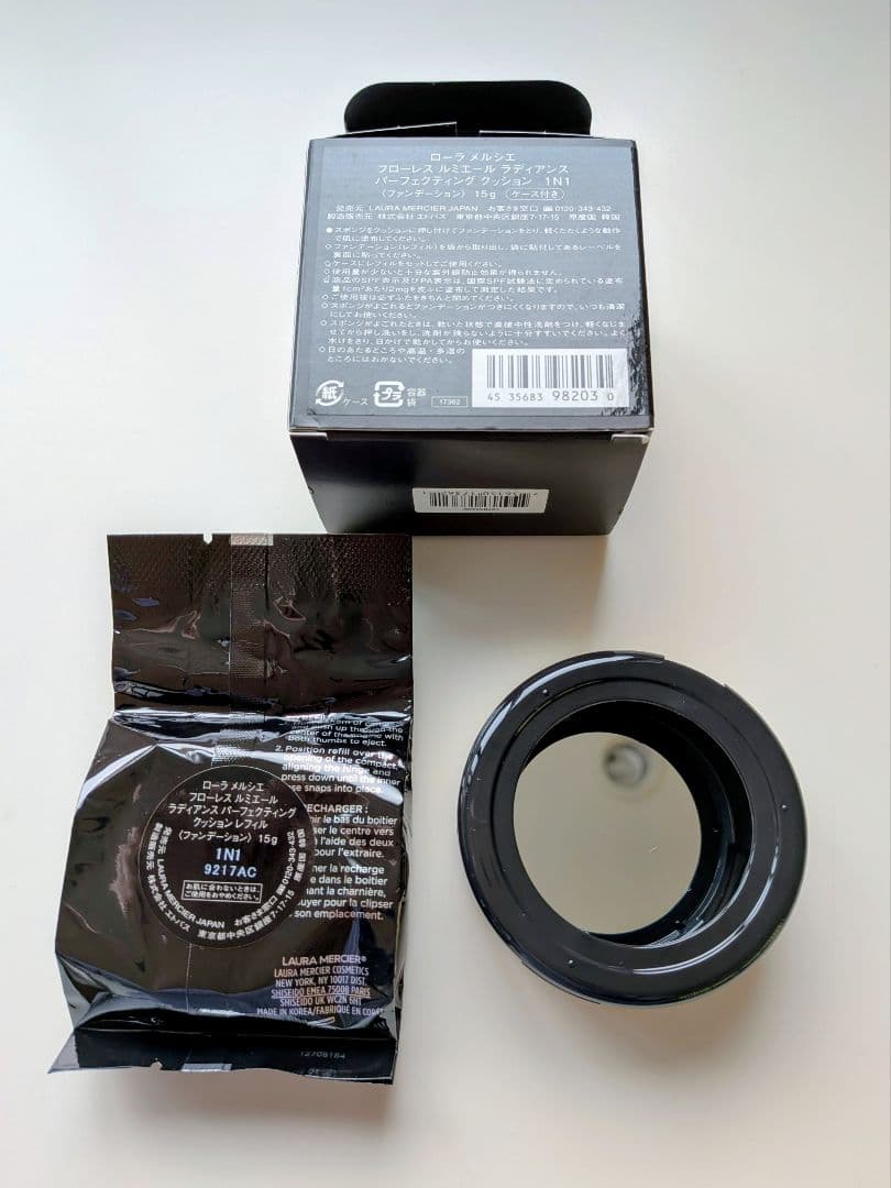【新品未使用訳あり】ローラメルシエ クッションファンデレフィル 1N1ケース付き