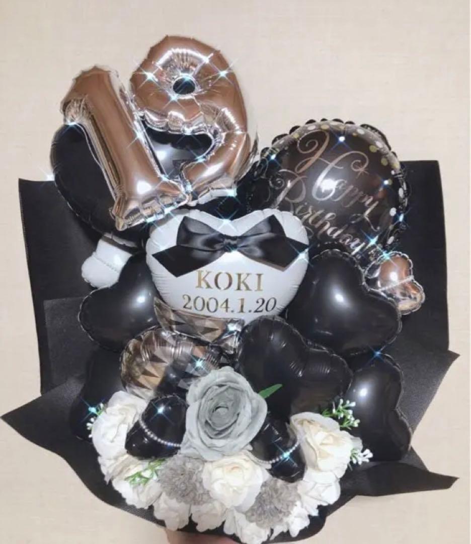 バルーンギフト　バルーンアレンジ  生誕祭　卓フラ　誕生日　推し