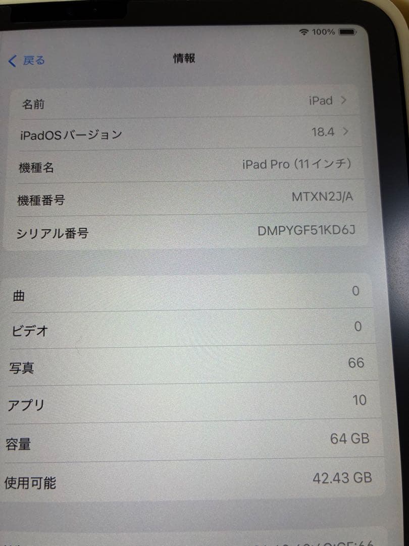 美品 Apple iPad pro 11インチ ＋ Apple pencil