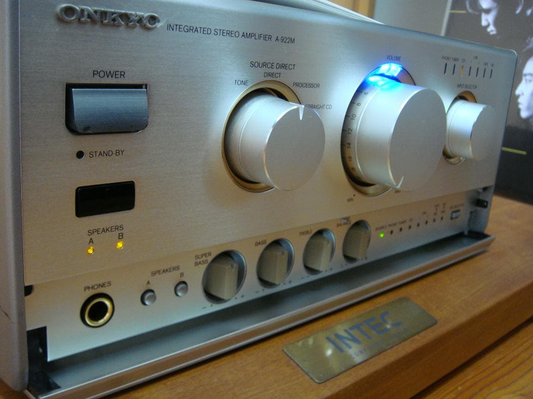 整備済 程度良 ONKYOオンキョー INTEC275アンプ A-922M取説付