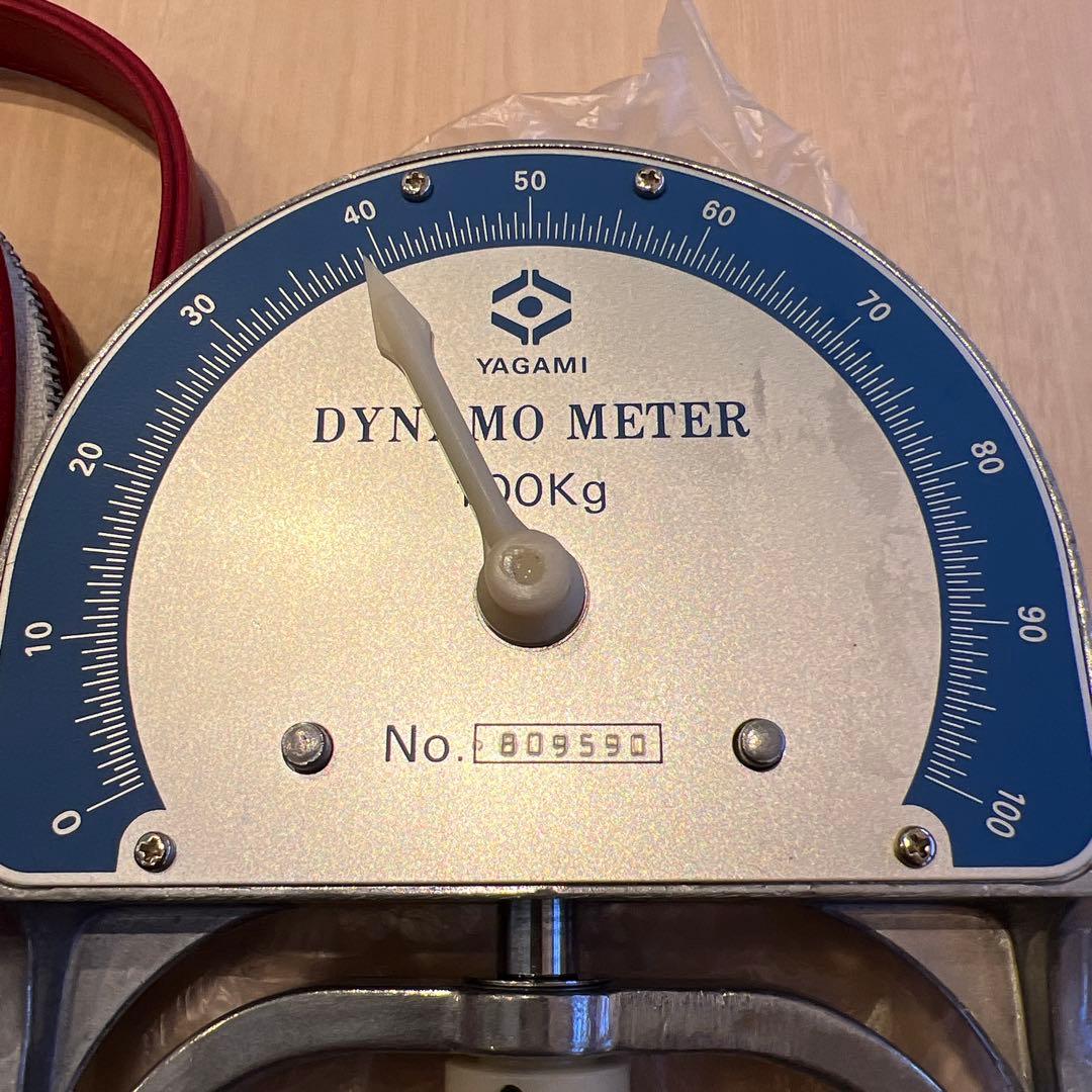 握力計 YAGAMI 100Kg 文部省 スポーツテスト規格品 ケース付き