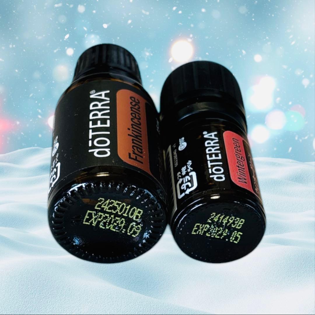doTERRA フランキンセンス 15mL & ウィンターグリーン5mL 2点￼