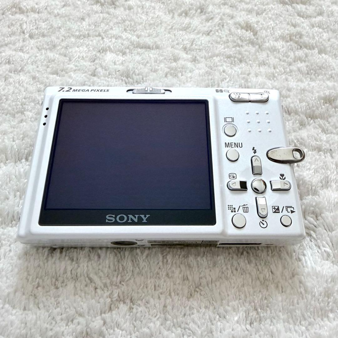 美品【動作品】SONY ソニー Cyber-shot DSC-T10 ホワイト