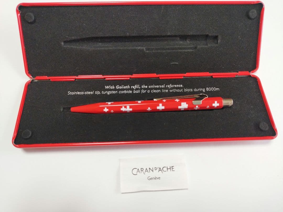 CARAN d'ACHE 849 Totally Swiss ボールペン替芯付き