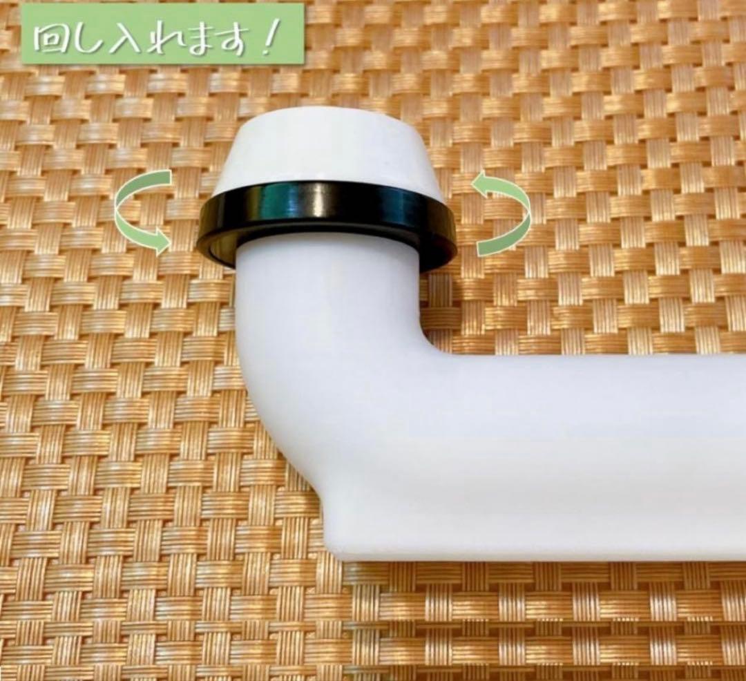 お家で肩湯　～後付け簡単蛇口につなぐだけでポカポカ～　ガンメタブラック　お風呂