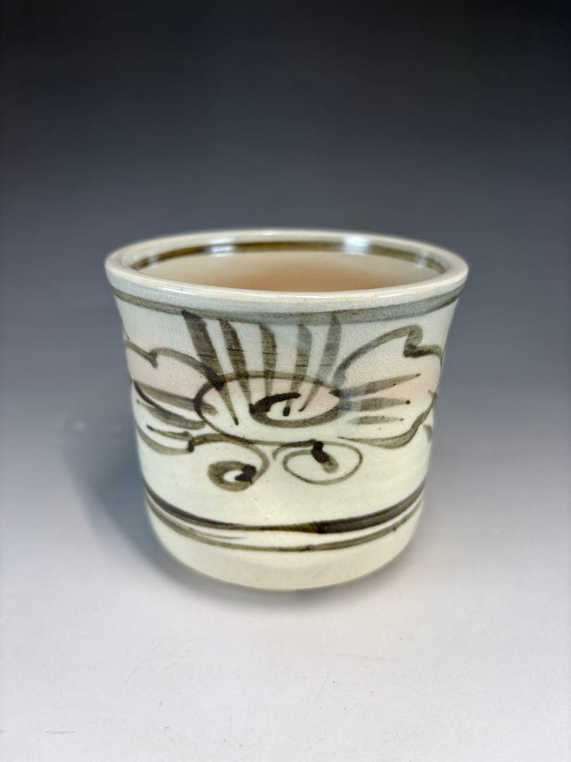 ★中古品★茶道具　竜谷窯　香雲造　絵高麗火入（共箱）