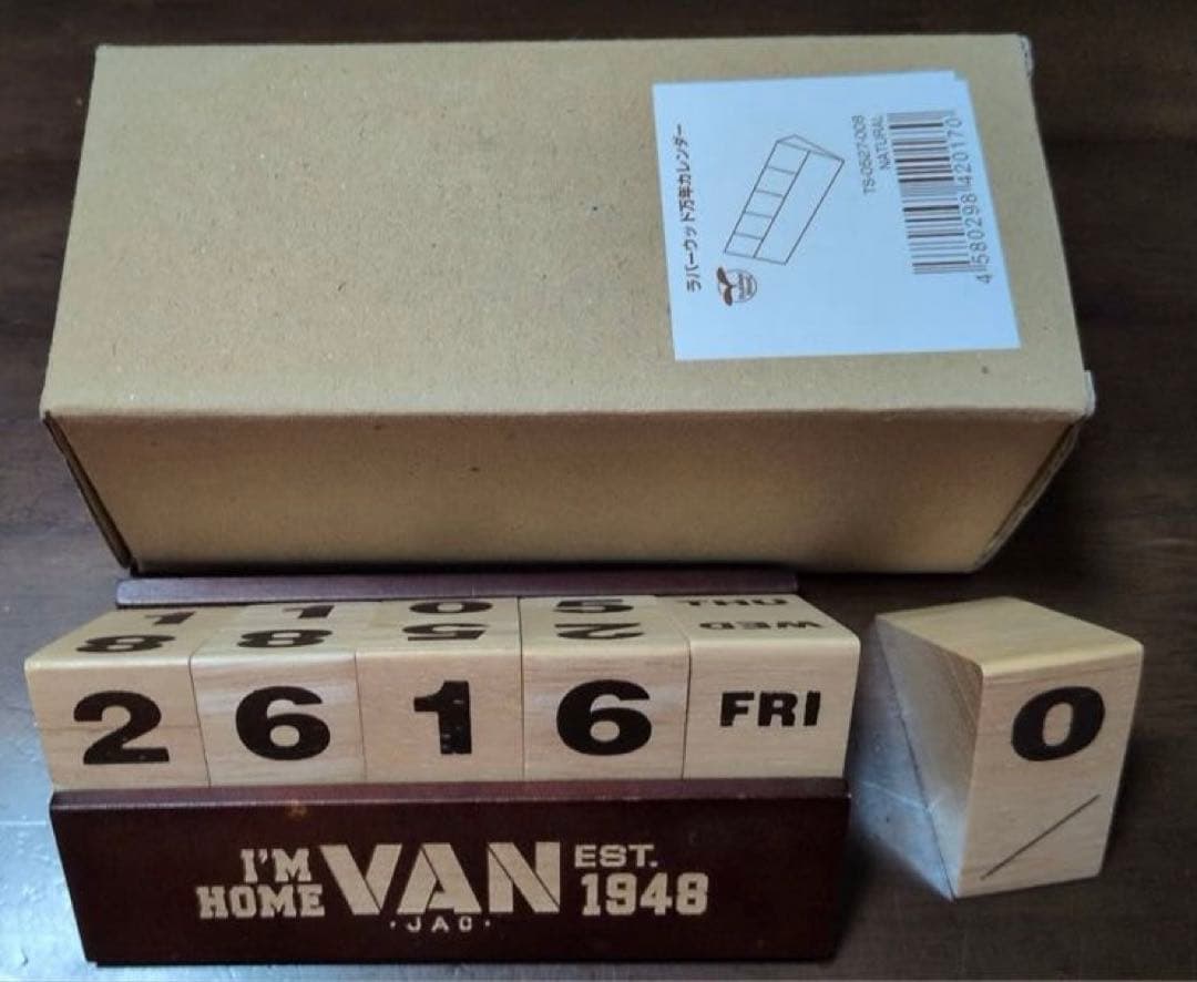 ［新品・未使用］VAN 万年カレンダー
